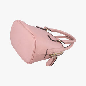 Secondhand Gucci Interlocking G charm Dome Pink Leather 449661 shoulderbag | stylenewstar