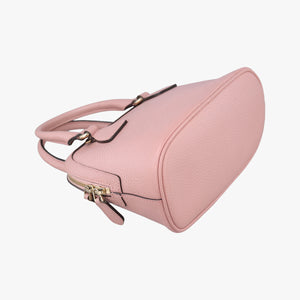 Secondhand Gucci Interlocking G charm Dome Pink Leather 449661 shoulderbag | stylenewstar