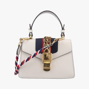 Pre-owned Gucci Sylvie White Leather 470270 shoulderbag | stylenewstar