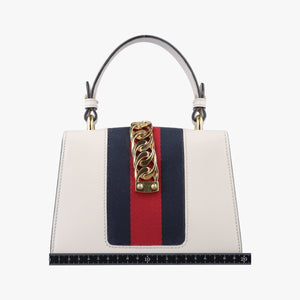 Pre-owned Gucci Sylvie White Leather 470270 shoulderbag | stylenewstar
