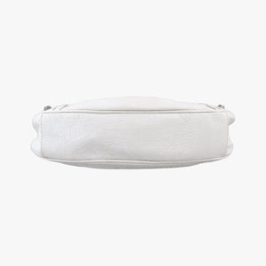 Pre-owned Balenciaga Le Cagole White lambskin shoulderbag | stylenewstar