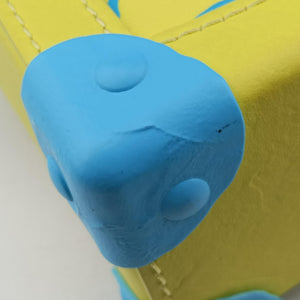 Pre-owned Louis Vuitton Vertical Trunk Yellow x Blue Monogram Playground M82007 shoulderbag | stylenewstar