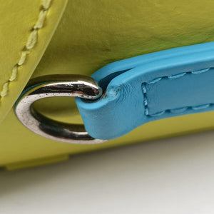Pre-owned Louis Vuitton Vertical Trunk Yellow x Blue Monogram Playground M82007 shoulderbag | stylenewstar