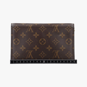 Pre-owned Louis Vuitton Portefeuille FLORE Chain brown×FUCHSIA Monogram Canvas×calf leather M69578 shoulderbag | stylenewstar