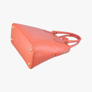 Pre-owned Prada Promenade Orange SAFFIANO patent BN2567 shoulderbag | stylenewstar