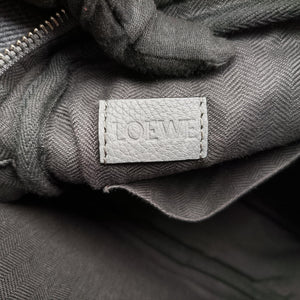 Secondhand Loewe Military Messenger XS Grey Leather B553A72X21 shoulderbag | stylenewstar