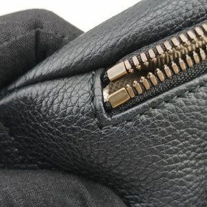 Pre-owned Gucci Print Black Leather 527792 bum bag/waist bag | stylenewstar