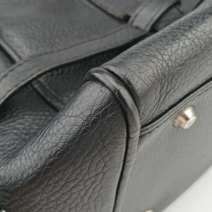 Vintage Christian Dior D-Charm BowlerL Black Leather shoulderbag | stylenewstar
