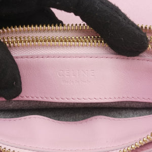 Pre-owned Celine TRIO Pink Leather shoulderbag | stylenewstar