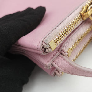 Pre-owned Celine TRIO Pink Leather shoulderbag | stylenewstar