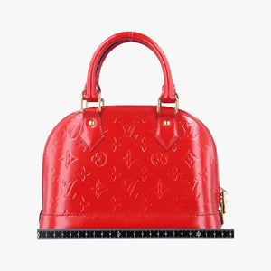 Pre-owned Louis Vuitton Alma BB CERISE Vernis M90174 shoulderbag | stylenewstar