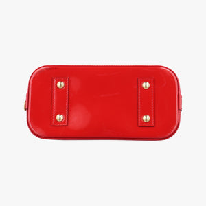 Pre-owned Louis Vuitton Alma BB CERISE Vernis M90174 shoulderbag | stylenewstar