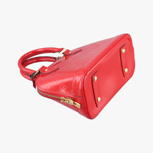 Pre-owned Louis Vuitton Alma BB CERISE Vernis M90174 shoulderbag | stylenewstar