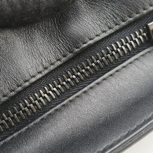 Pre-owned Bottega Veneta Intrecciato Black lambskin shoulderbag | stylenewstar