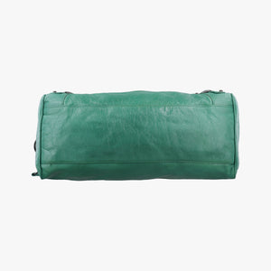 Pre-owned Balenciaga The Twiggy Green lambskin 128523 shoulderbag | stylenewstar