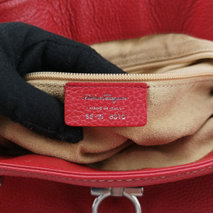 Vintage Ferragamo Sofia Red Leather handbag | stylenewstar