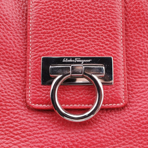 Vintage Ferragamo Sofia Red Leather handbag | stylenewstar