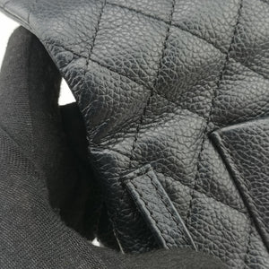 Pre-owned Chanel Matelasse 2.55 Black Caviar skin U48753 bum bag/waist bag | stylenewstar