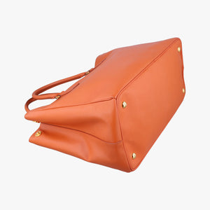 Vintage Prada Galleria Orange SAFFIANO Leather BN1844 handbag | stylenewstar