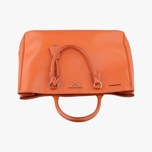 Vintage Prada Galleria Orange SAFFIANO Leather BN1844 handbag | stylenewstar