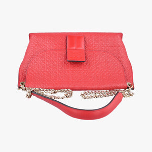 Pre-owned Loewe Avenue Red Leather shoulderbag | stylenewstar