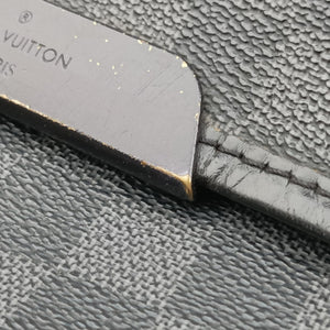 Pre-owned Louis Vuitton DANIEL MM Noir Damier GRAPHITE N58029 shoulderbag | stylenewstar
