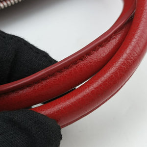Secondhand Christian Dior Rasta Brown x Multicolor PVC-coated canvas x leather handbag | stylenewstar