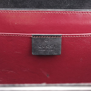 Pre-owned Gucci Sylvie 1969 Black Patent 589479 handbag | stylenewstar