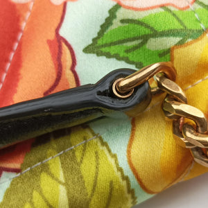 Pre-owned Yves Saint Laurent Jamie Floral Multicolour Satin shoulderbag | stylenewstar