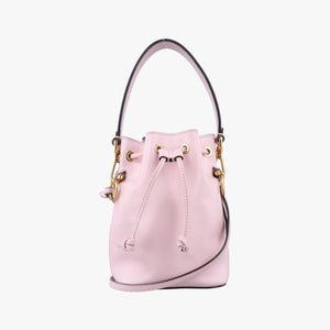Pre-owned Fendi Mon Tresor Mini Bucket Pink Leather 8BS010 shoulderbag | stylenewstar