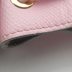 Pre-owned Fendi Mon Tresor Mini Bucket Pink Leather 8BS010 shoulderbag | stylenewstar