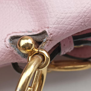 Pre-owned Fendi Mon Tresor Mini Bucket Pink Leather 8BS010 shoulderbag | stylenewstar