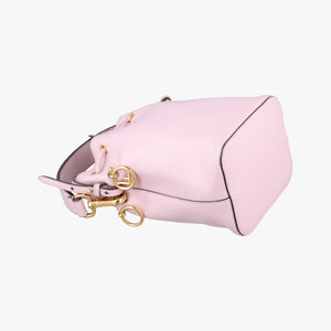 Pre-owned Fendi Mon Tresor Mini Bucket Pink Leather 8BS010 shoulderbag | stylenewstar