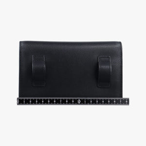 Pre-owned Fendi F is Black Leather 8BM005 shoulderbag | stylenewstar