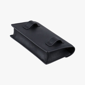 Pre-owned Fendi F is Black Leather 8BM005 shoulderbag | stylenewstar