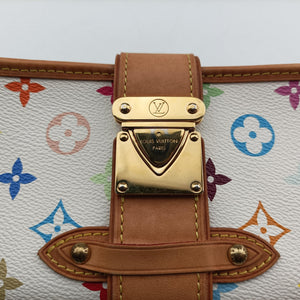 Vintage Louis Vuitton SHIRLEY white Monogram Multicolor M40049 shoulderbag | stylenewstar