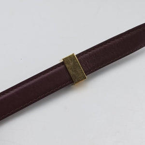 Pre-owned Celine Classic Box Burgundy Leather shoulderbag | stylenewstar