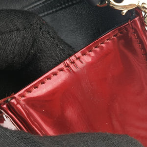 Secondhand Christian Dior DIORAMA Red Enamel shoulderbag | stylenewstar