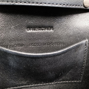Pre-owned Balenciaga Sneakerhead Black×white fabric shoulderbag | stylenewstar