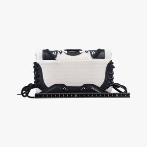 Pre-owned Balenciaga Sneakerhead Black×white fabric shoulderbag | stylenewstar