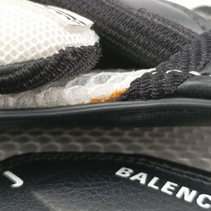 Pre-owned Balenciaga Sneakerhead Black×white fabric shoulderbag | stylenewstar