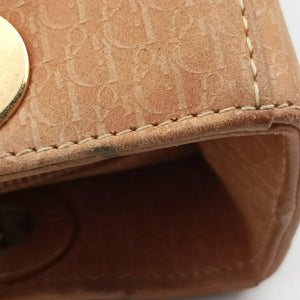 Pre-owned Christian Dior Lady Dior Camel Suede × Patent shoulderbag | stylenewstar