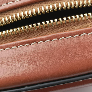 Pre-owned Celine Oval Purse Cuir Triomphe Brown Leather shoulderbag | stylenewstar