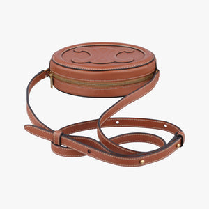 Pre-owned Celine Oval Purse Cuir Triomphe Brown Leather shoulderbag | stylenewstar