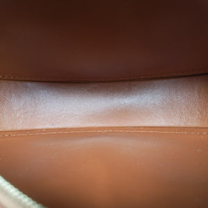 Pre-owned Celine Oval Purse Cuir Triomphe Brown Leather shoulderbag | stylenewstar