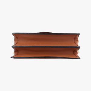 Pre-owned Louis Vuitton DAUPHINE MM Scarlet Red×Panama Beige Taurillon leather M53830 shoulderbag | stylenewstar