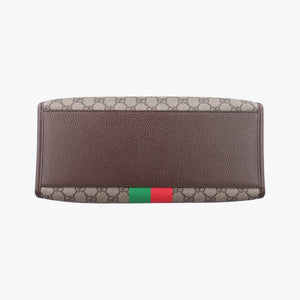 Pre-owned Gucci Interlocking G Tiger Beige×Brown PVC coated canvas×Leather 659983 shoulderbag | stylenewstar