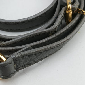 Pre-owned Fendi PEEKABOO Blue×Gray Leather 8BN244 shoulderbag | stylenewstar