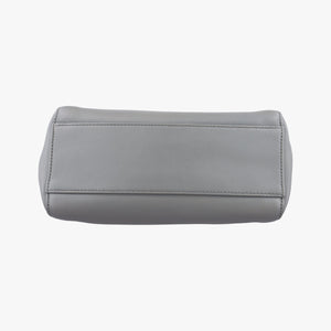 Pre-owned Fendi PEEKABOO Blue×Gray Leather 8BN244 shoulderbag | stylenewstar