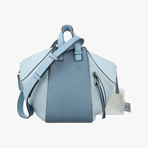 Pre-owned Loewe hammock Blue leather shoulderbag | stylenewstar